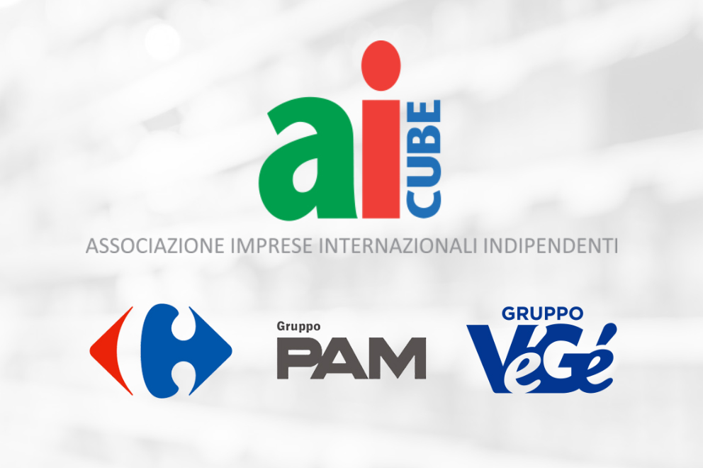 ai cube Associazione imprese internazionali indipendenti: Carrefour, Gruppo Pam e Gruppo Vegé