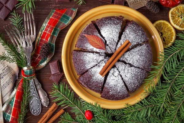 Torta al cioccolato e cannella 