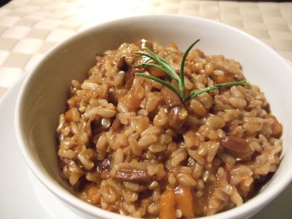 Risotto con funghi