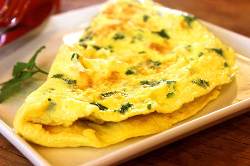 Frittata con erbette