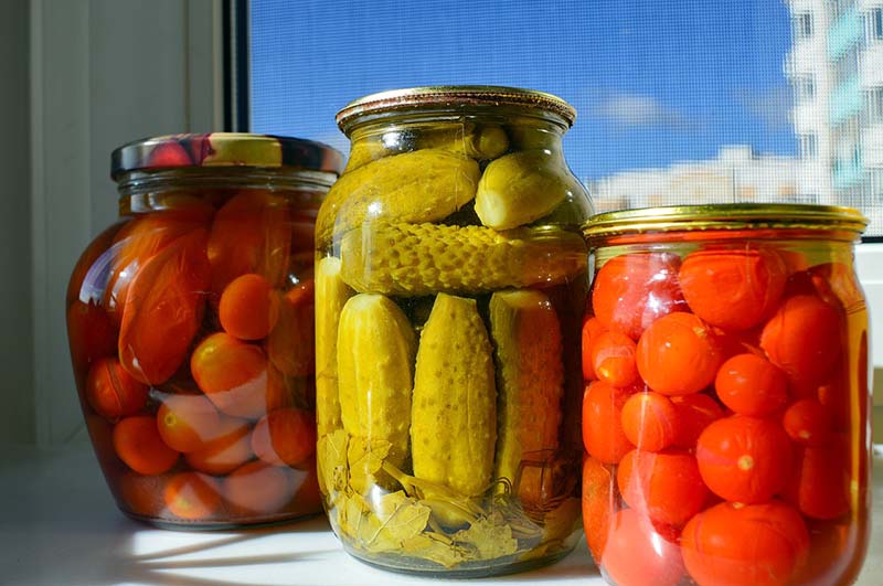 Sottaceti e pomodorini sottovuoto 