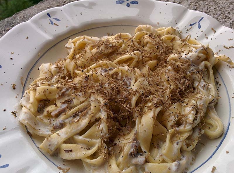 Piatto di tagliatelle