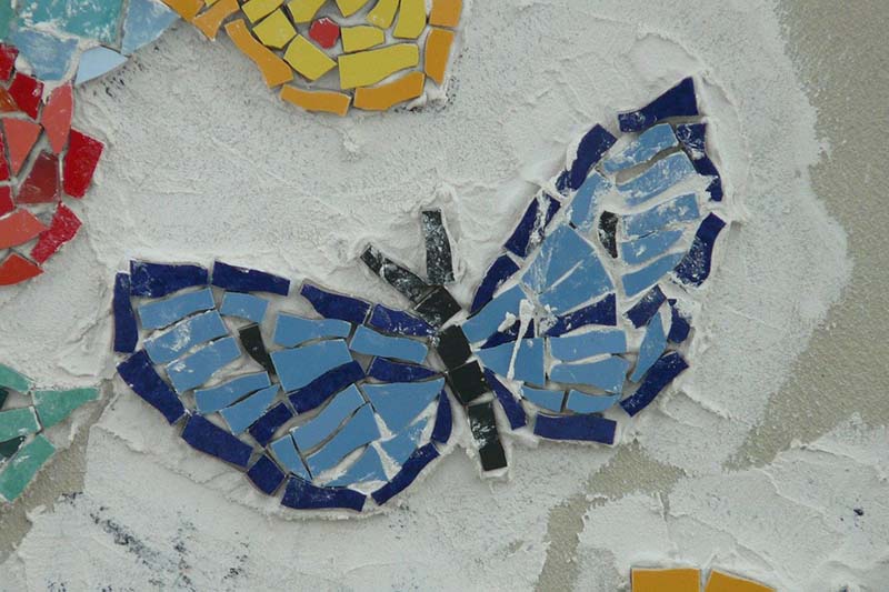 Farfalla di ceramica