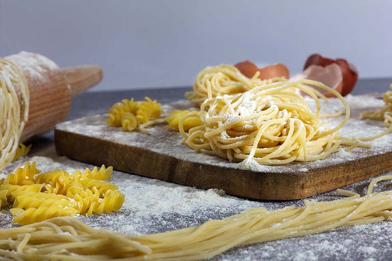 Preparazione di pasta fresca