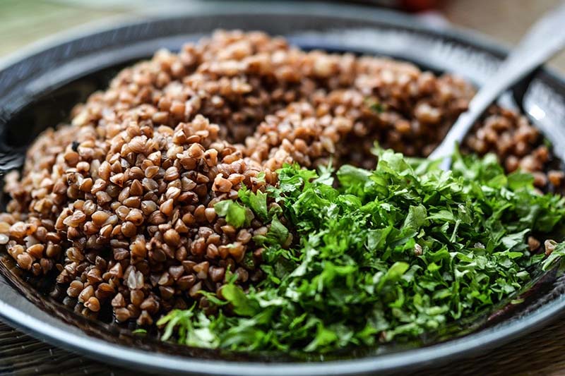 Farro e insalata