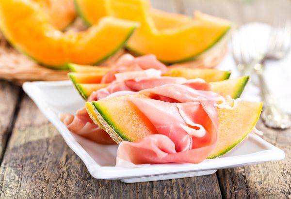 Melone con prosciutto crudo