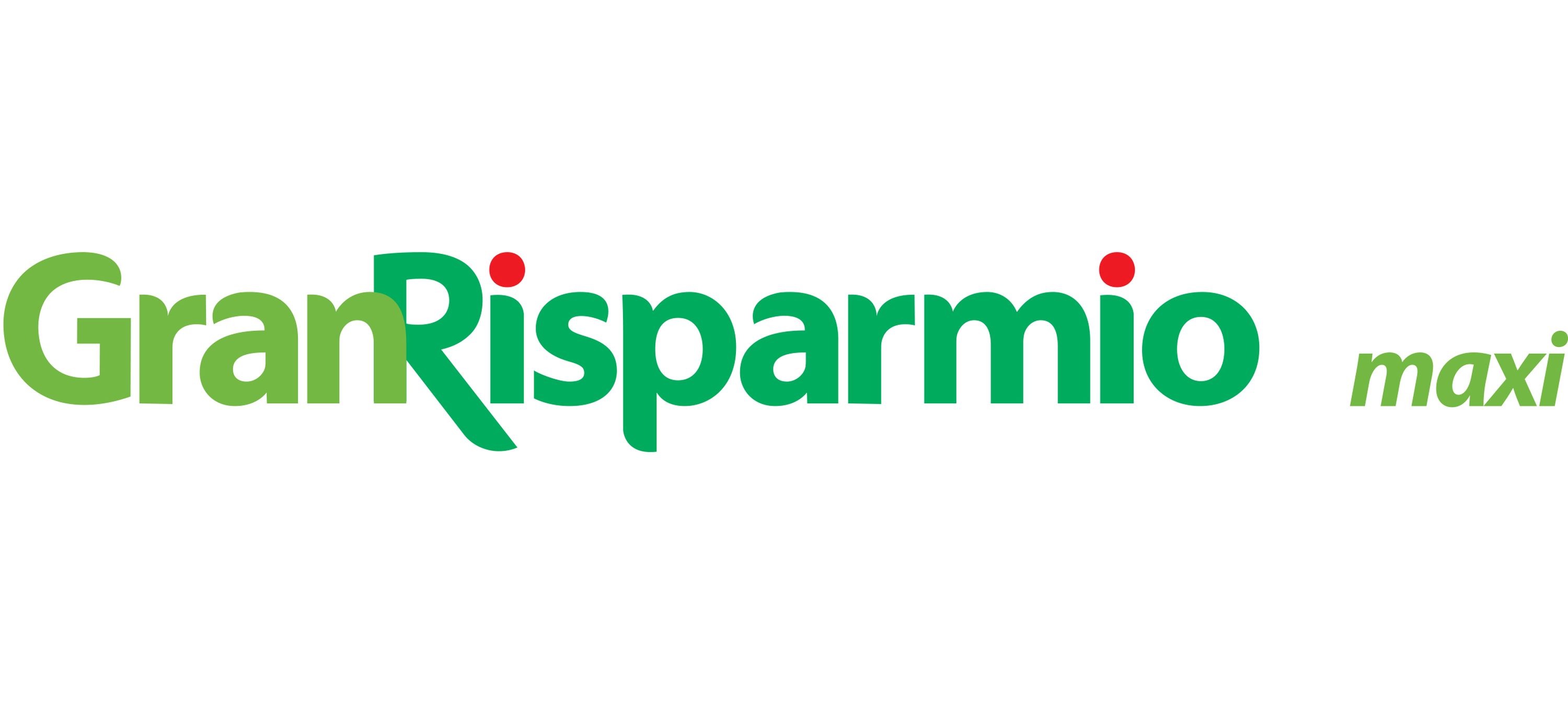 Logo Gran Risparmio maxi GDO (Grande Distribuzione Organizzata)