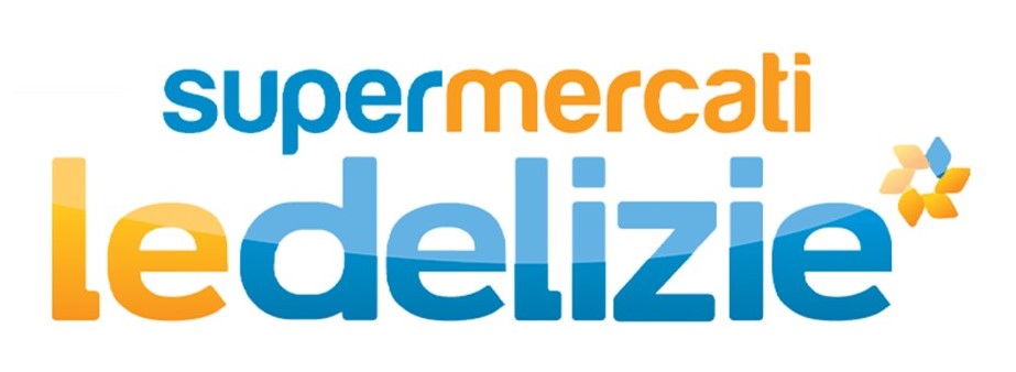 Logo le delizie supermercati GDO (Grande Distribuzione Organizzata)