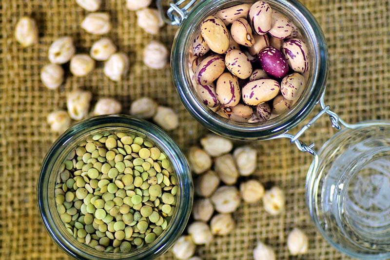 Legumi secchi (lenticchie, ceci, fagioli)