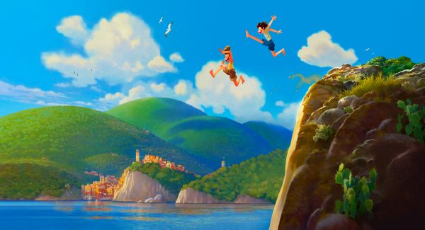 Luca film Disney Pixar tuffo nel mare