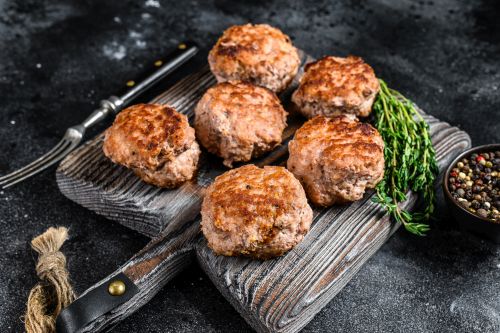 Polpette di maiale arrostite