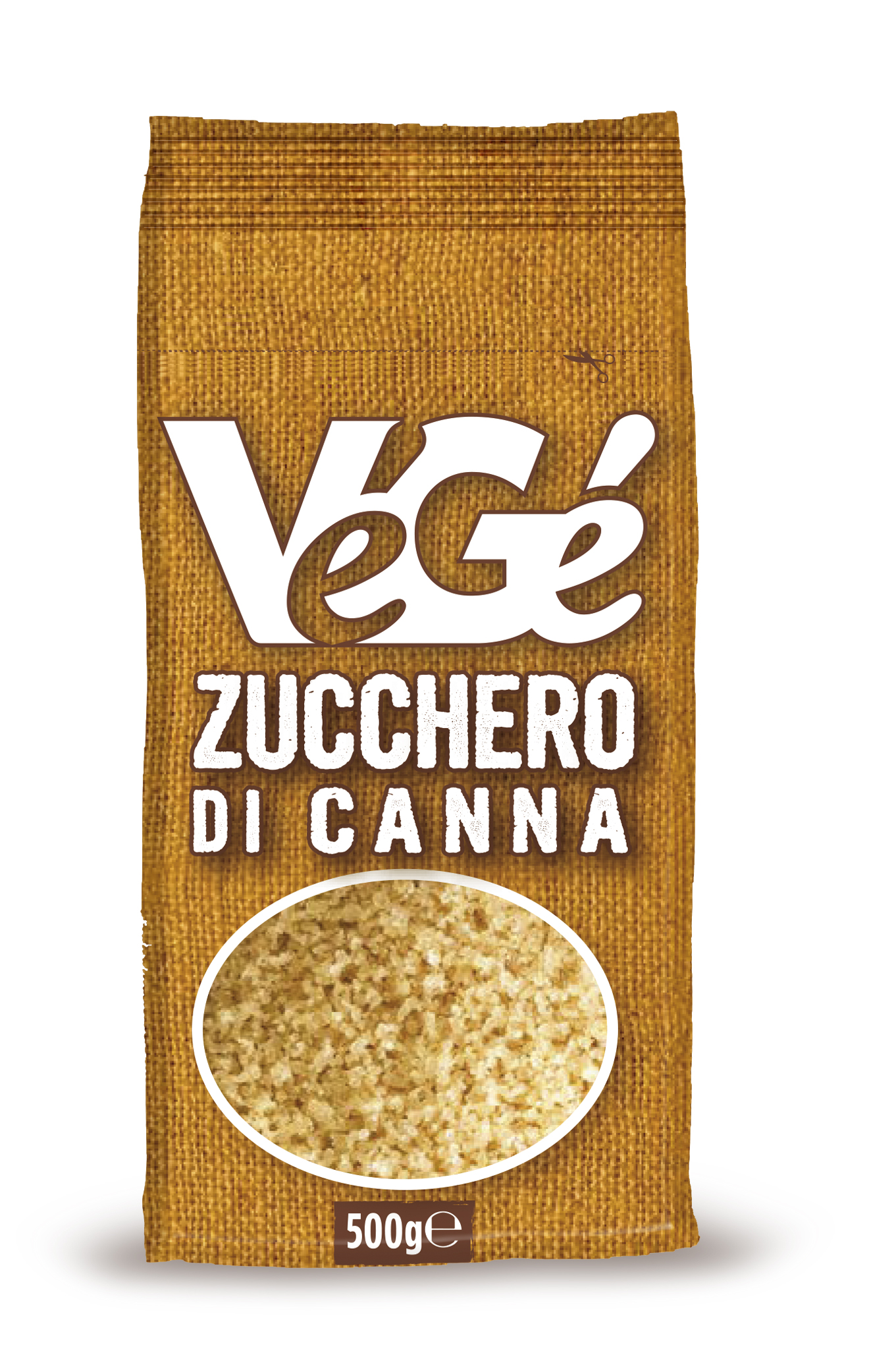 Zucchero di canna Vegé GDO (Grande Distribuzione Organizzata)