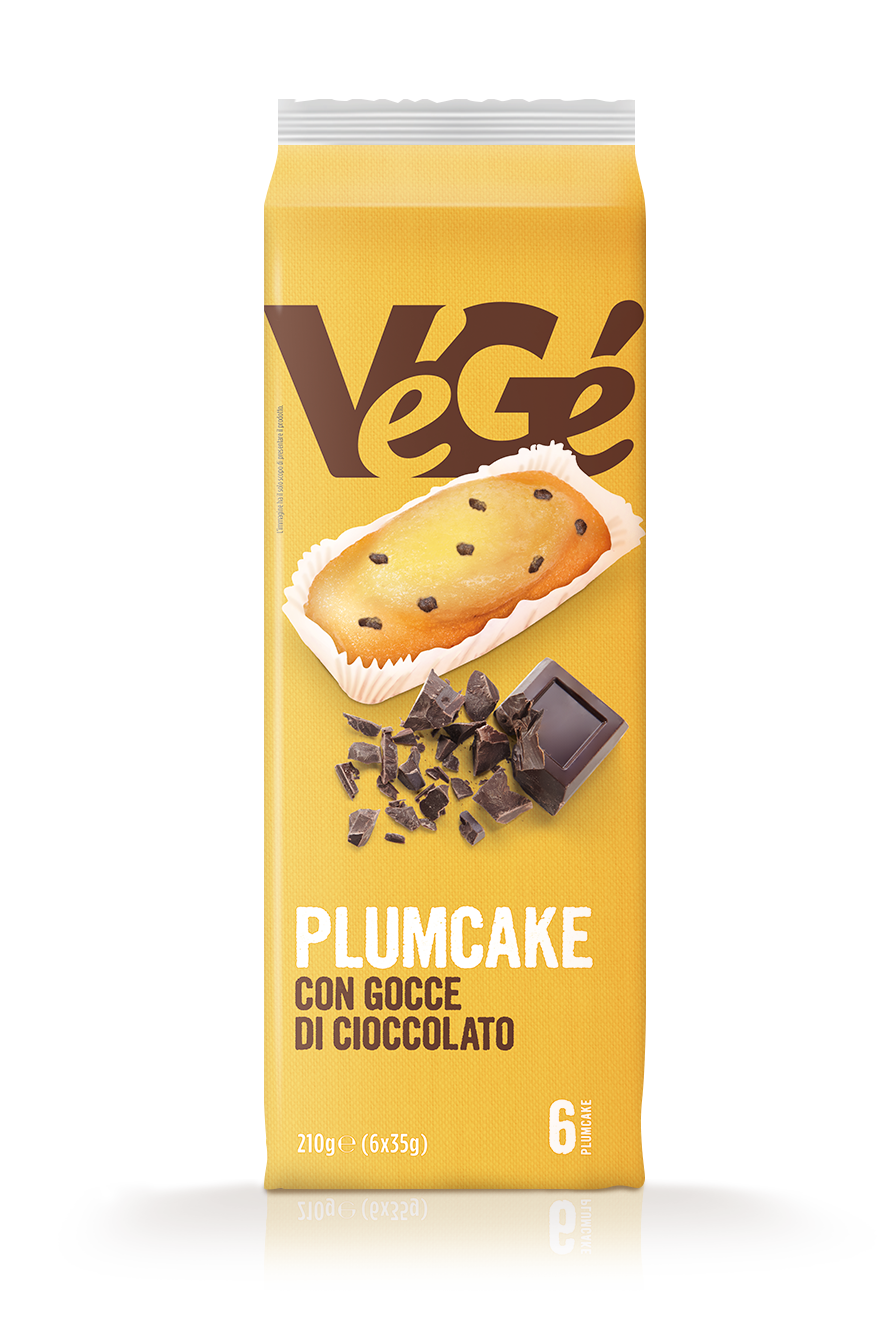 Plumcake con gocce di cioccolato Vegé GDO (Grande Distribuzione Organizzata)