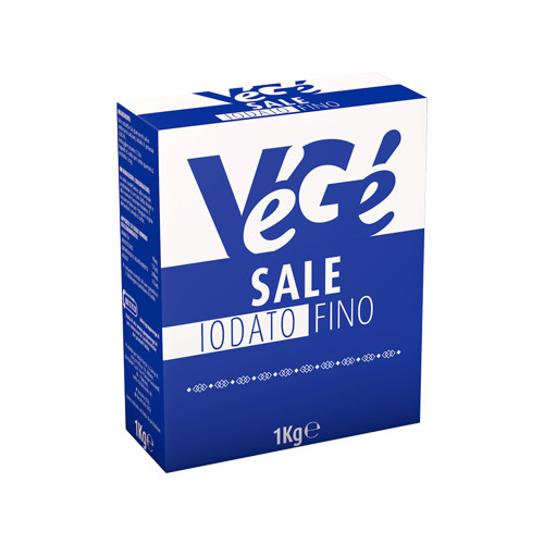 Sale iodato fino Vegé GDO (Grande Distribuzione Organizzata)