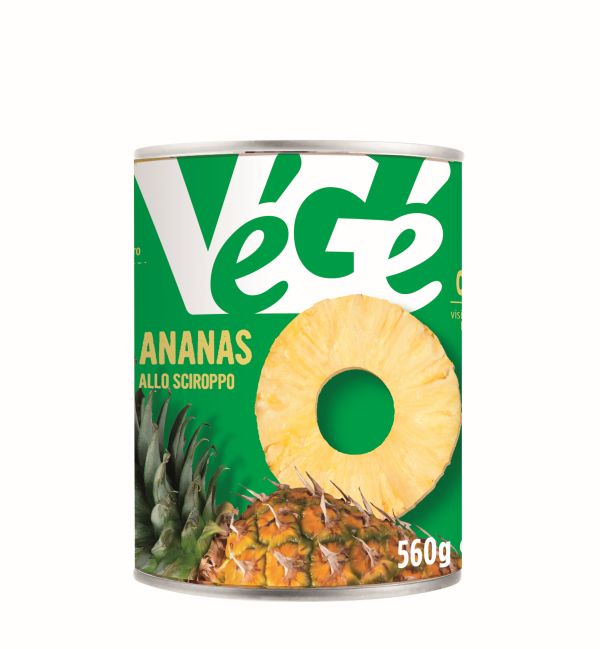 Ananas sciroppato Vegé GDO (Grande Distribuzione Organizzata)