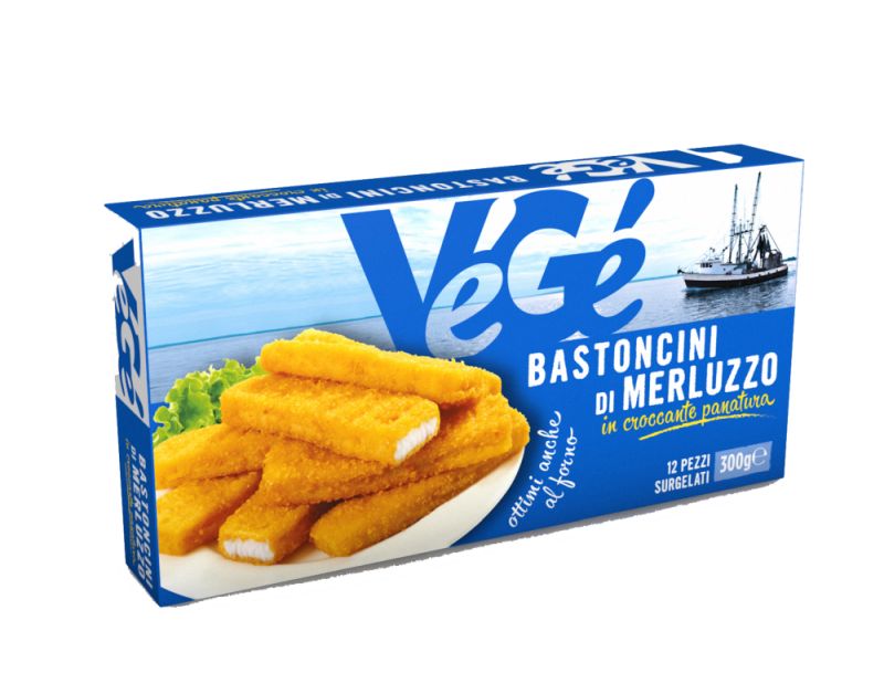 Bastoncini di merluzzo Vegé GDO (Grande Distribuzione Organizzata)