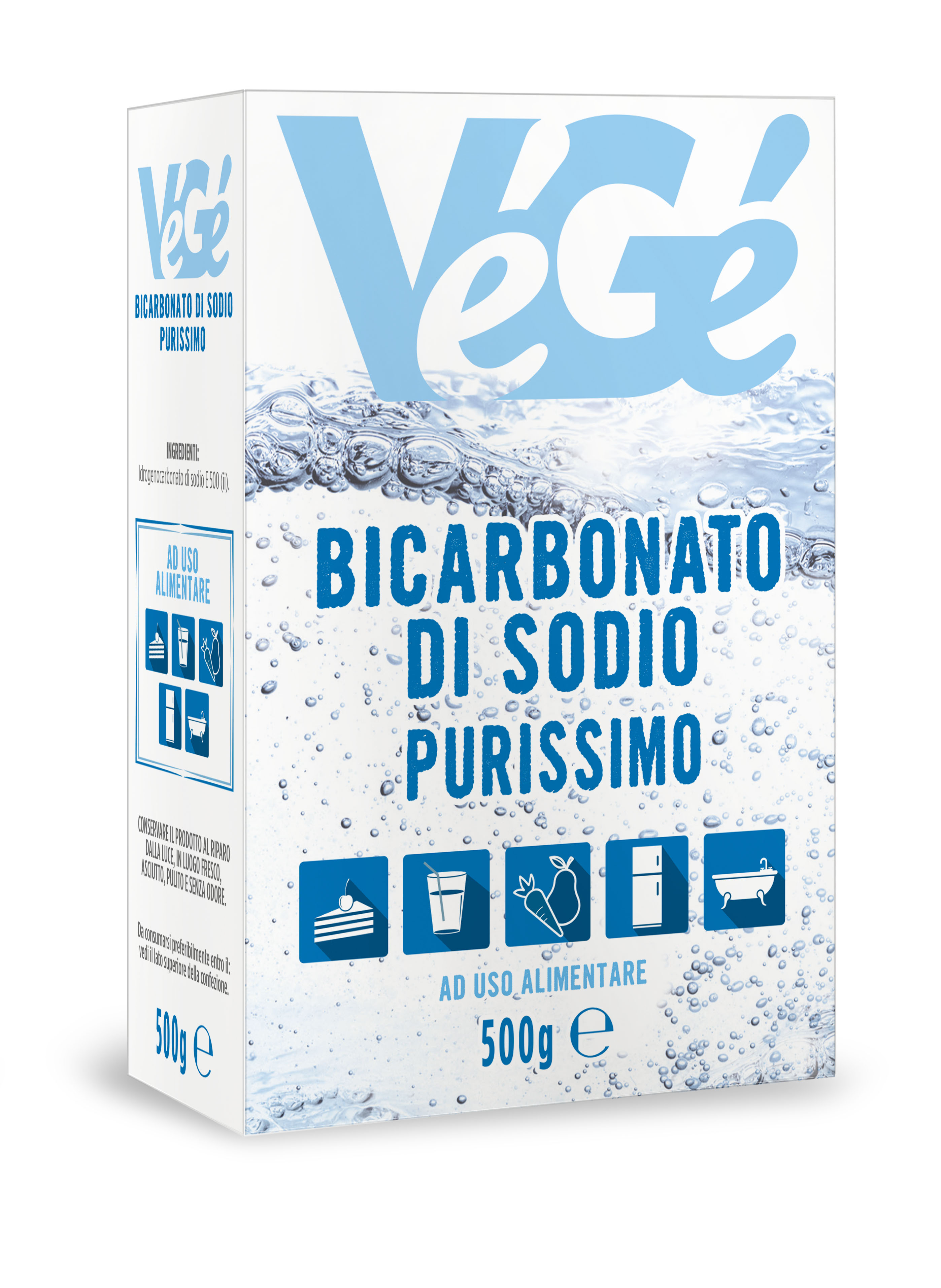 Bicarbonato di sodio purissimo Vegé GDO (Grande Distribuzione Organizzata)