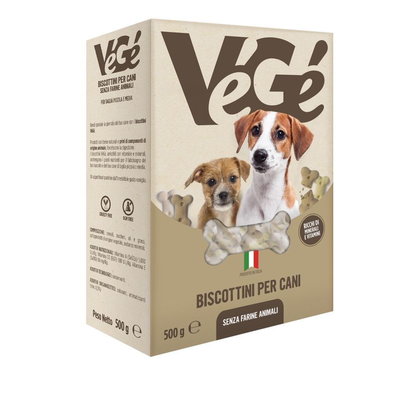 Biscotti per cani Vegé GDO (Grande Distribuzione Organizzata)