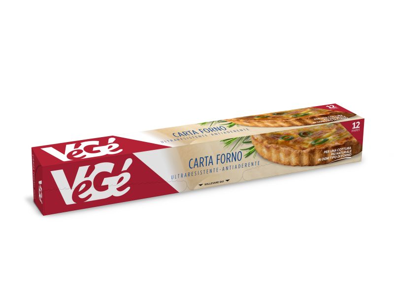 Carta forno 12 mt Vegé GDO (Grande Distribuzione Organizzata) Carta forno 12 mt Vegé GDO (Grande Distribuzione Organizzata)