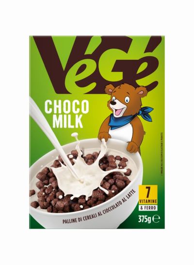 Choco milk palline di cereali al cioccolato al latte Vegé GDO (Grande Distribuzione Organizzata)