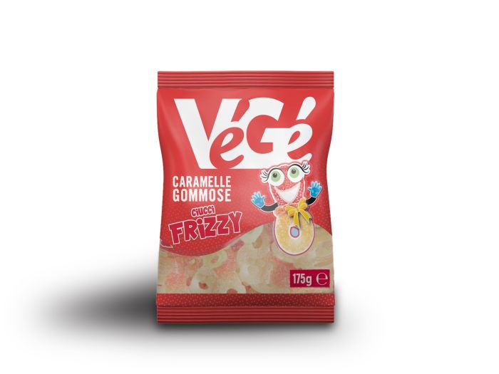 Caramelle gommose ciucci frizzy Vegé GDO (Grande Distribuzione Organizzata)