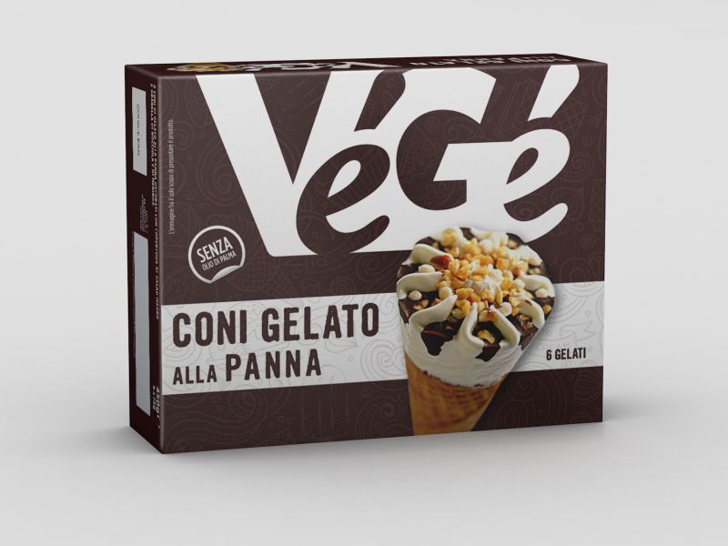 Coni gelato alla panna Vegé GDO (Grande Distribuzione Organizzata) Coni gelato alla panna Vegé GDO (Grande Distribuzione Organizzata)