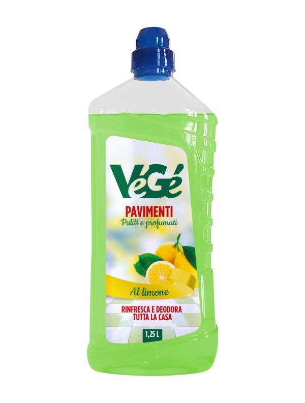 Detersivo pavimenti al limone Vegé GDO (Grande Distribuzione Organizzata)