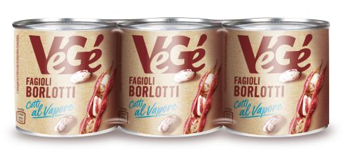 Fagioli borlotti cotti al vapore Vegé GDO (Grande Distribuzione Organizzata)