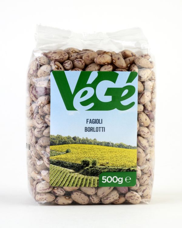 Fagioli borlotti secchi Vegé GDO (Grande Distribuzione Organizzata)