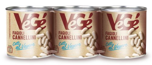 Fagioli cannellini cotti al vapore Vegé GDO (Grande Distribuzione Organizzata)