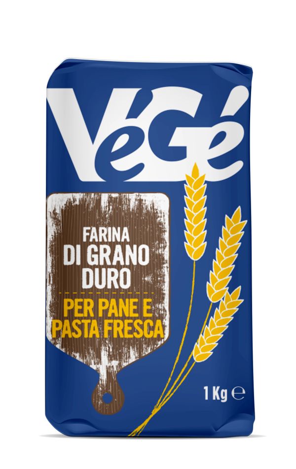 Farina di grano duro per pane e pasta fresca Vegé GDO (Grande Distribuzione Organizzata)