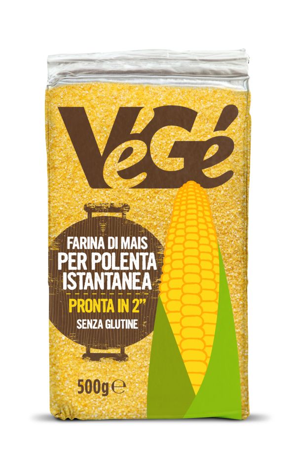 Farina di mais per polenta istantanea Vegé GDO (Grande Distribuzione Organizzata)