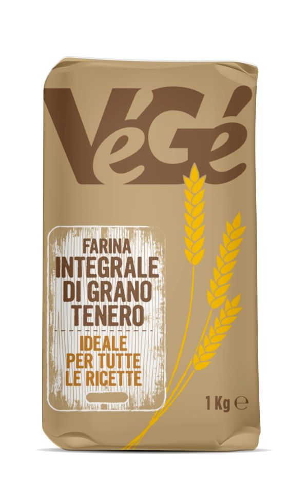 Farina integrale di grano tenero Vegé GDO (Grande Distribuzione Organizzata)