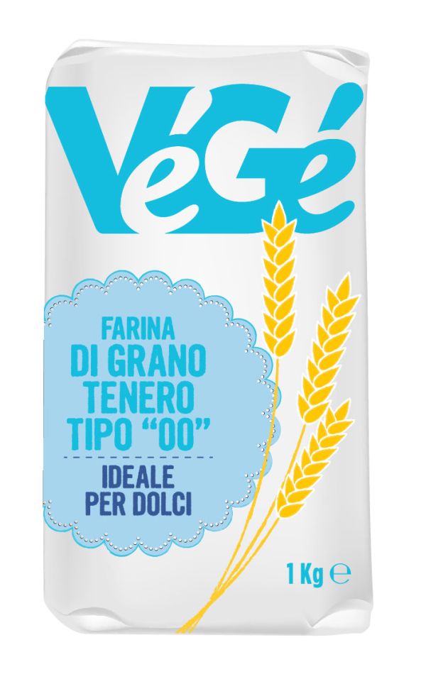 Farina di grano tenero tipo 00 per dolci Vegé GDO (Grande Distribuzione Organizzata)