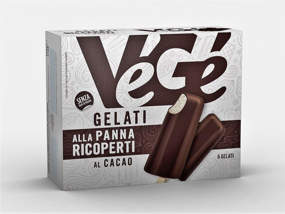 Gelati alla panna ricoperti al cacao Vegé GDO (Grande Distribuzione Organizzata) Gelati alla panna ricoperti al cacao Vegé GDO (Grande Distribuzione Organizzata)