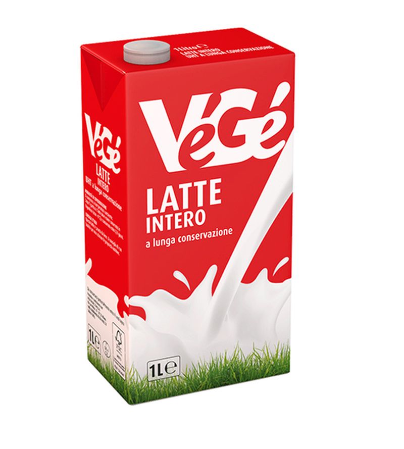 Latte intero a lunga conservazione Vegé GDO (Grande Distribuzione Organizzata)