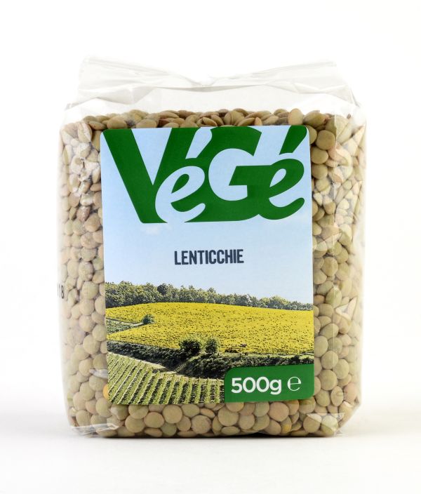 Lenticchie verdi secche Vegé GDO (Grande Distribuzione Organizzata)