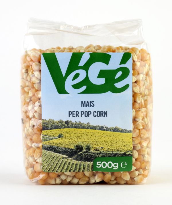 Mais per pop corn Vegé GDO (Grande Distribuzione Organizzata)