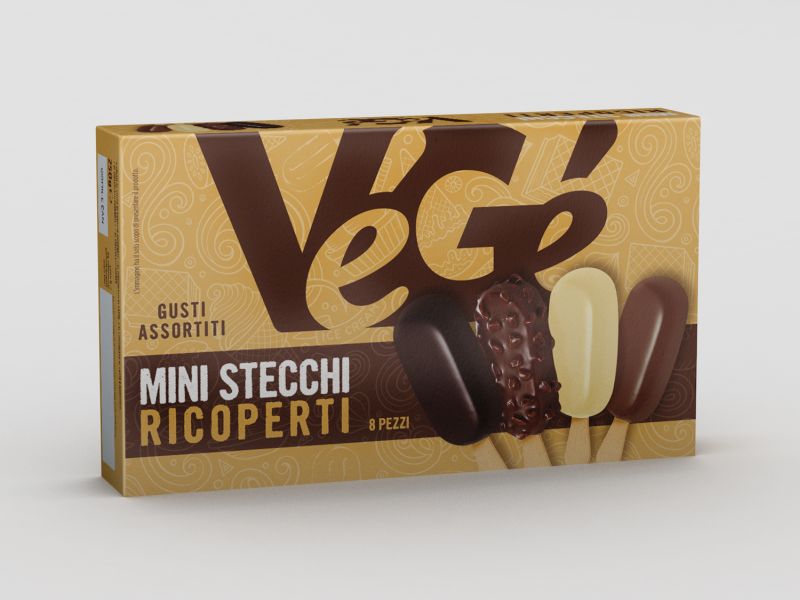 Gelati mini stecchi ricoperti gusti assortiti Vegé GDO (Grande Distribuzione Organizzata) Gelati mini stecchi ricoperti gusti assortiti Vegé GDO (Grande Distribuzione Organizzata)