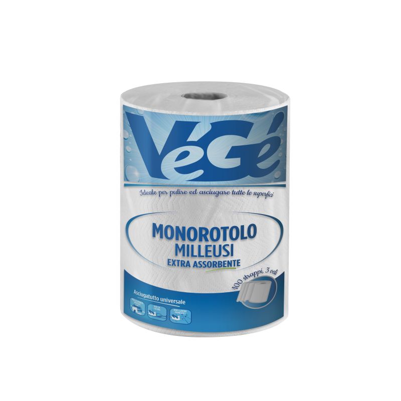 Monorotolo milleusi extra assorbente Vegé GDO (Grande Distribuzione Organizzata)