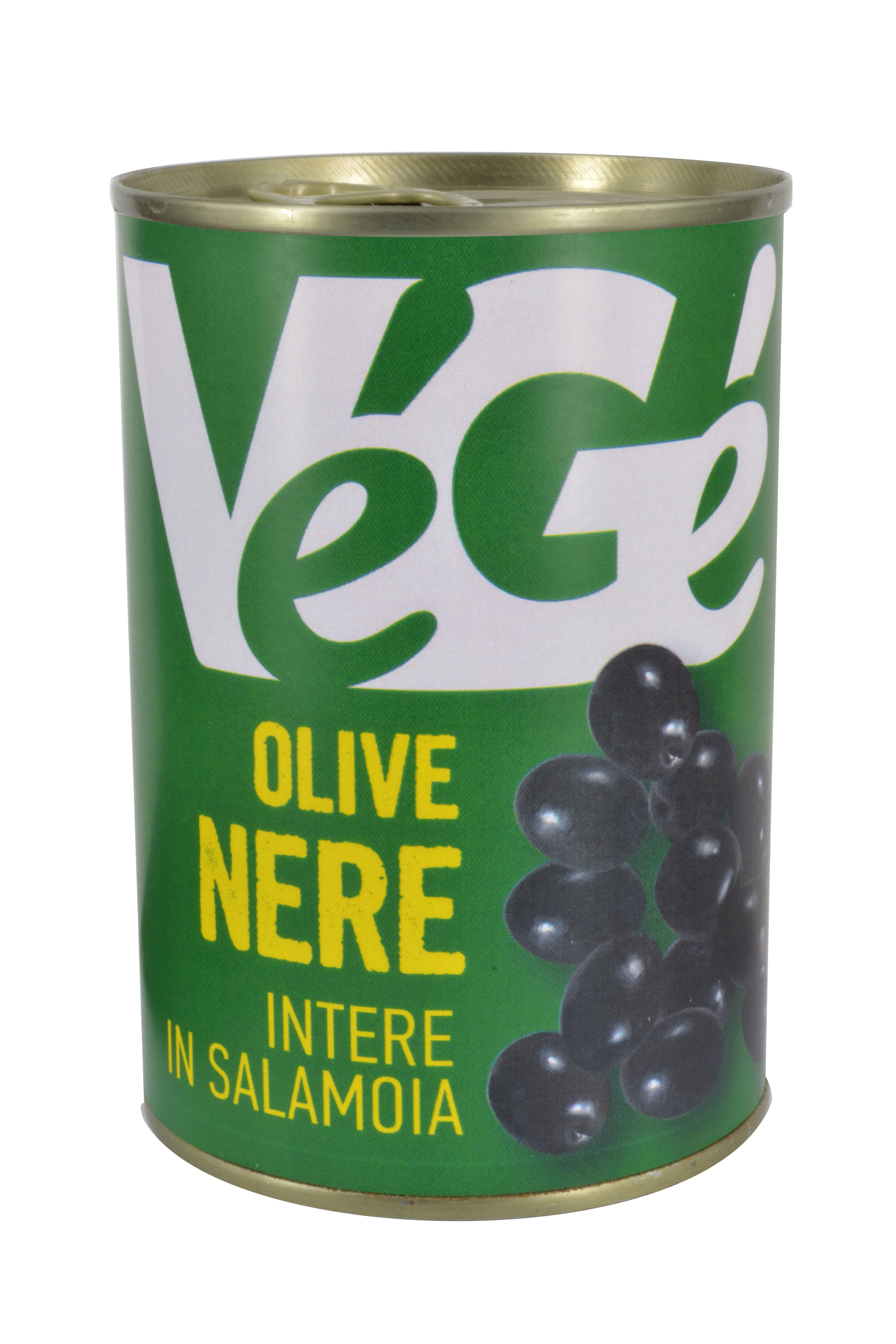 Olive nere intere in salamoia Vegé GDO (Grande Distribuzione Organizzata)