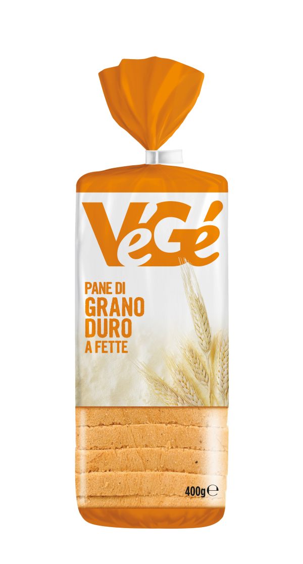 Pane di grano duro a fette Vegé GDO (Grande Distribuzione Organizzata)