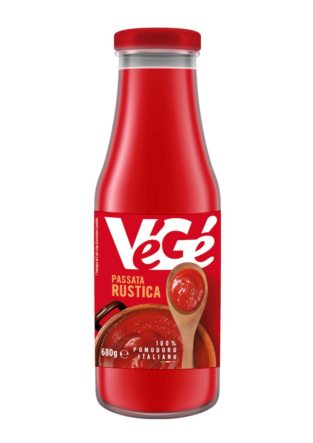 Passata rustica con pomodoro italiano Vegé GDO (Grande Distribuzione Organizzata)