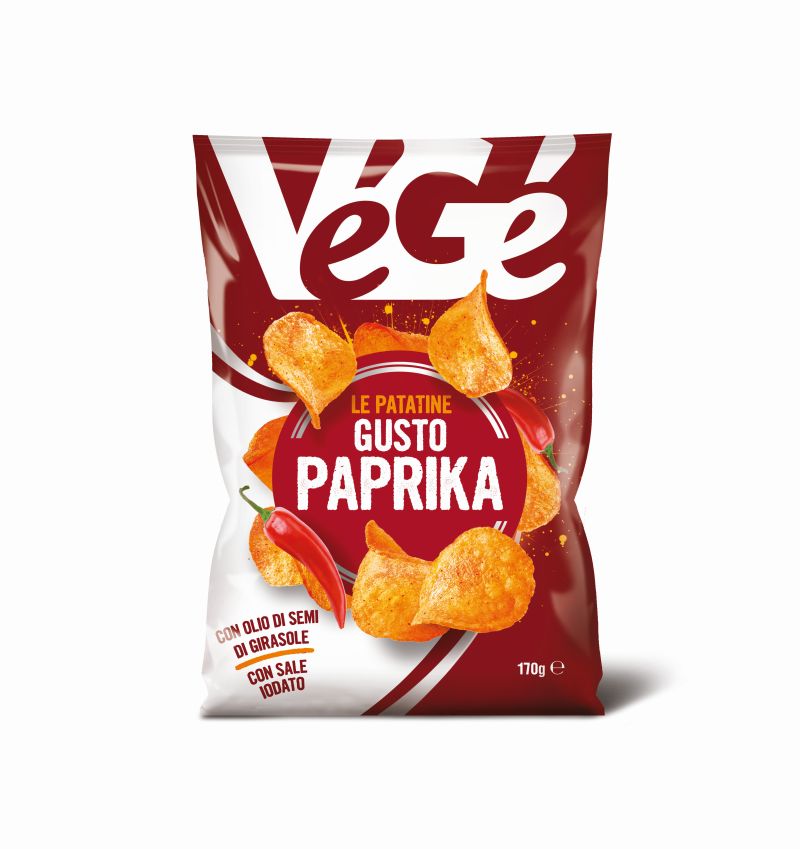 Patatine alla paprika Vegé GDO (Grande Distribuzione Organizzata)
