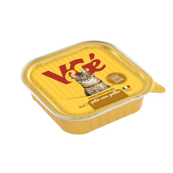 Paté con pollo per gatti Vegé GDO (Grande Distribuzione Organizzata)