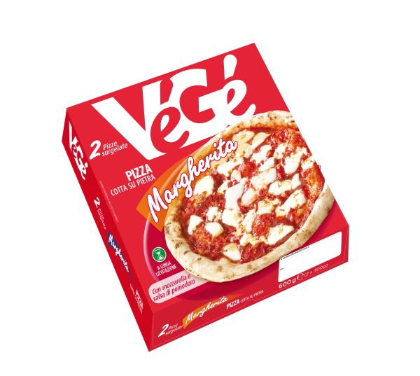 Pizza surgelata margherita Vegé GDO (Grande Distribuzione Organizzata)