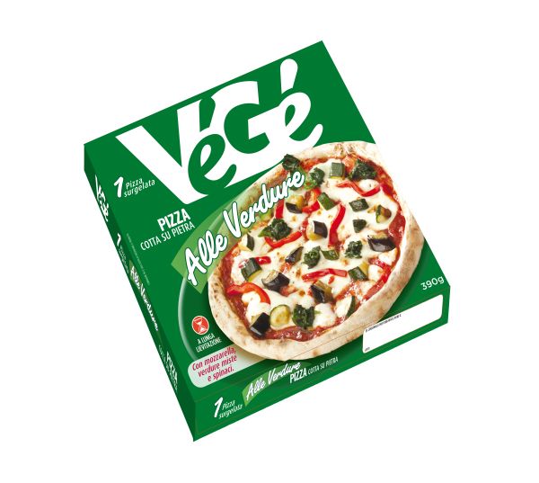 Pizza surgelata alle verdure Vegé GDO (Grande Distribuzione Organizzata)