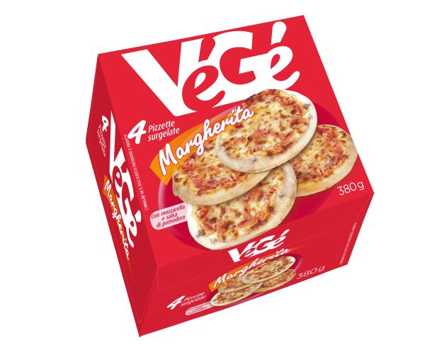 4 Pizzette surgelate margherita Vegé GDO (Grande Distribuzione Organizzata)