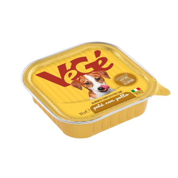 Paté con pollo per cani Vegé GDO (Grande Distribuzione Organizzata)