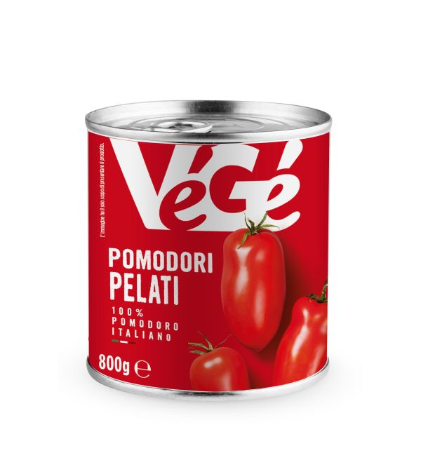 Pomodori pelati in barattolo Vegé GDO (Grande Distribuzione Organizzata)